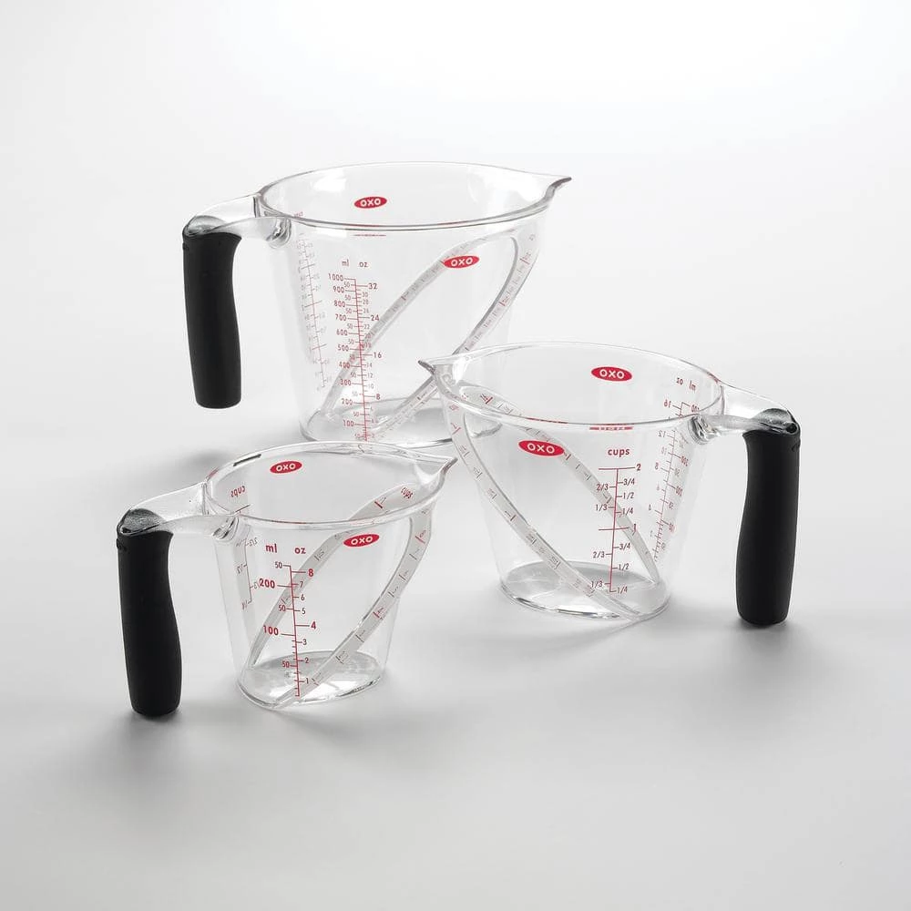 Good Grips 3-Piece Angled Measuring Cup Set by OXO 3 Good Grips 3-Piece Angled Measuring Cup Set by OXO - Image 3