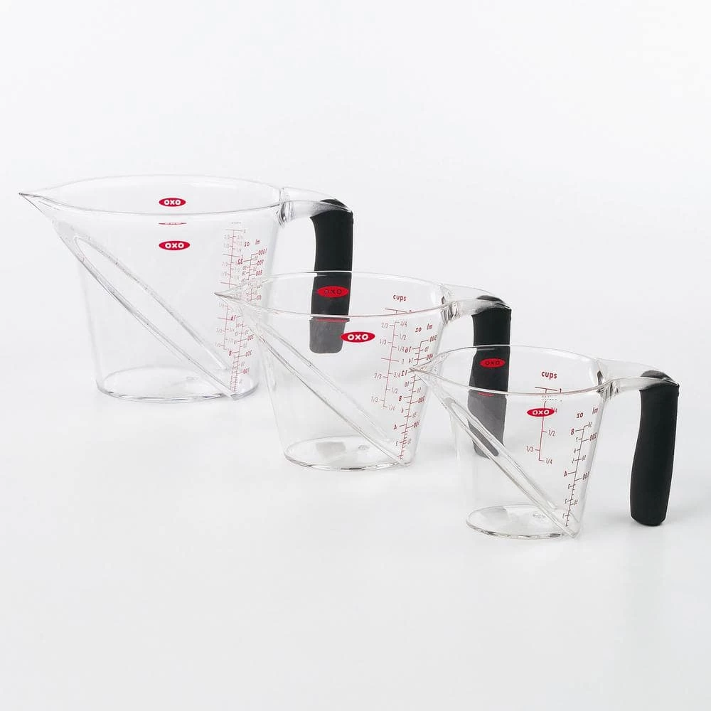Good Grips 3-Piece Angled Measuring Cup Set by OXO 5 Good Grips 3-Piece Angled Measuring Cup Set by OXO - Image 5