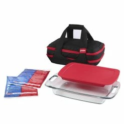 Easy Grab 9-Piece Glass Bakeware and Storage Set by Pyrex