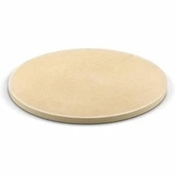 14 in. round x 5/8 in. Cream Pizza Grilling Baking Stone by Cook N Home