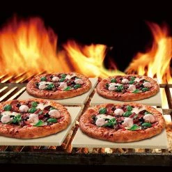 7.5 in. x 7.5 in. x 0.4 in. Square 6-Pieces/Set True Cordierite Pizza Grilling Baking Stone by Cook N Home 8 7.5 in. x 7.5 in. x 0.4 in. Square 6-Pieces/Set True Cordierite Pizza Grilling Baking Stone by Cook N Home -Cheap Bakeware Store cook n home pizza accessories 02676 4f 1000