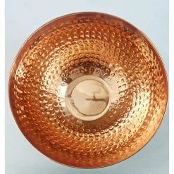 11.5 in. 100% Pure Hammered Copper Mixing Bowl with White - Perfect For Everyday Kitchen Use or Decor by Alchemade -Cheap Bakeware Store copper alchemade mixing bowls alch 5122 4f 1000
