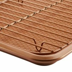 2-Piece Copper Bakeware Cookie Pan Set by Ayesha Curry -Cheap Bakeware Store copper ayesha curry bakeware sets 47005 4f 1000
