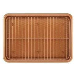 2-Piece Copper Bakeware Cookie Pan Set by Ayesha Curry -Cheap Bakeware Store copper ayesha curry bakeware sets 47005 c3 1000