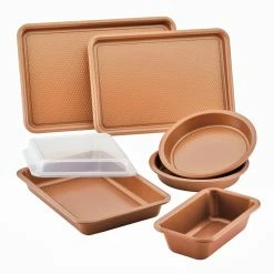 Bakeware 7-Piece Copper Bakeware Set by Ayesha Curry