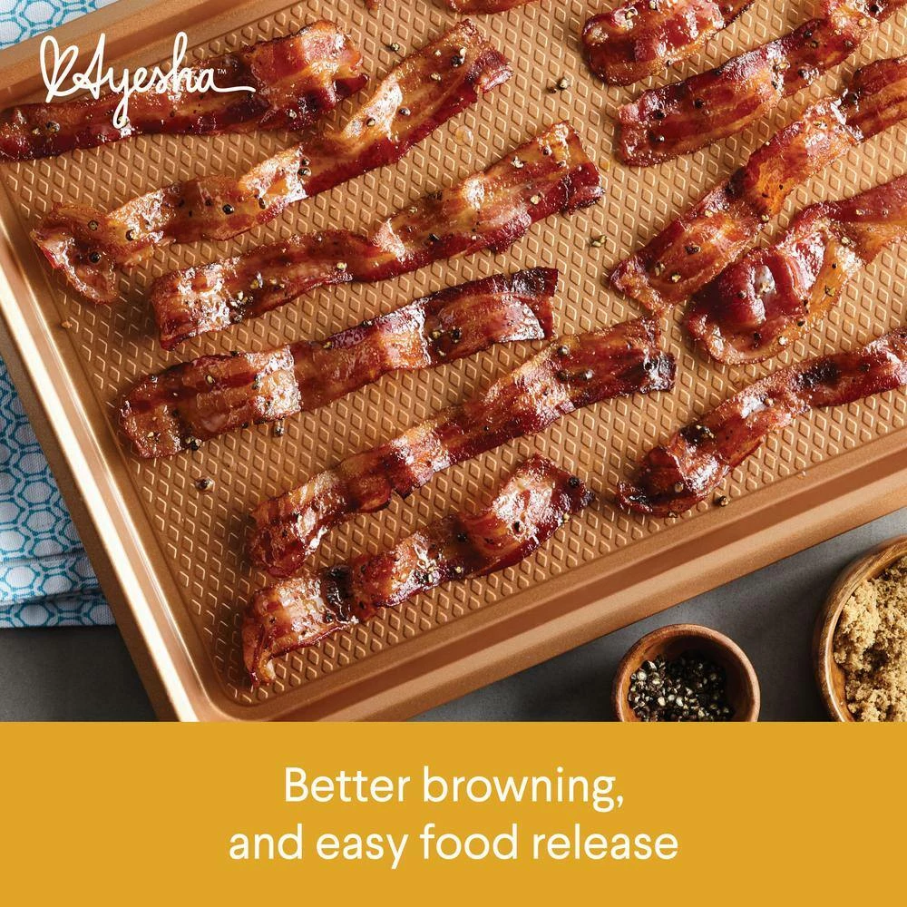 Bakeware, 5-Piece, Copper, Bakeware Set by Ayesha Curry 3 Bakeware, 5-Piece, Copper, Bakeware Set by Ayesha Curry - Image 3
