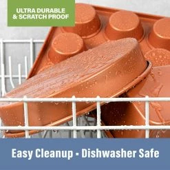 StackMaster 6-Piece Carbon Steel Nonstick Space Saving Stackable Bakeware Set by Gotham Steel -Cheap Bakeware Store copper gotham steel bakeware sets 7154 76 1000