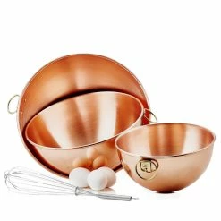 2 Qt., 4.5 Qt., 5 Qt. Solid Copper Beating Bowl (Set of 3) by Old Dutch -Cheap Bakeware Store copper old dutch mixing bowls 964 44 1000