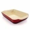 Artisan 4 Qt. Red Stoneware Bake Pan by Crock-Pot