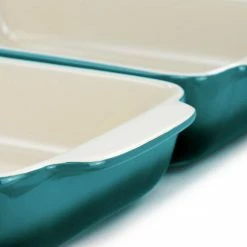 Artisan 2-Piece Stoneware Bake Pans in Gradient Teal by Crock-Pot -Cheap Bakeware Store crock pot baking sheets 985117507m 44 1000