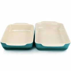 Artisan 2-Piece Stoneware Bake Pans in Gradient Teal by Crock-Pot -Cheap Bakeware Store crock pot baking sheets 985117507m 4f 1000