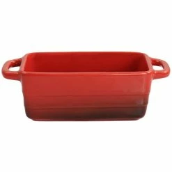 Appleton 12 oz. Stoneware Mini Loaf Pan Baker in Gradient Red by Crock-Pot