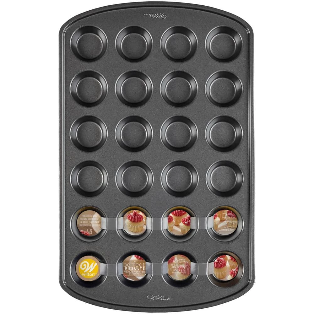 Perfect Results 24-Cup Non-Stick Mini Muffin Pan by WILTON:Wilton 3 Perfect Results 24-Cup Non-Stick Mini Muffin Pan by WILTON:Wilton - Image 3