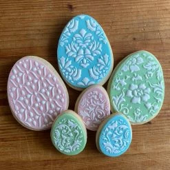 Ornamental Eggs Cookie Stencil Bundle (4-Patterns) by Designer Stencils -Cheap Bakeware Store designer stencils cake decorating supplies c103 c813 b 1f 1000