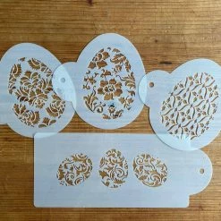 Ornamental Eggs Cookie Stencil Bundle (4-Patterns) by Designer Stencils -Cheap Bakeware Store designer stencils cake decorating supplies c103 c813 b 4f 1000