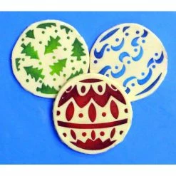 Christmas Cookie Balls, Modern Christmas Cookie Stencil Bundle (6 Patterns) by Designer Stencils -Cheap Bakeware Store designer stencils cake decorating supplies c234 954 b fa 1000