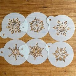 Crystal Snowflake Cookie Stencil Bundle (6 Patterns) by Designer Stencils -Cheap Bakeware Store designer stencils cake decorating supplies c277 c748 b 4f 1000