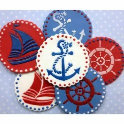 Shells, Sailor's Delight Cookie Stencil Bundle (6 Patterns) by Designer Stencils -Cheap Bakeware Store designer stencils cake decorating supplies c315 895 b 4f 1000