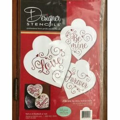 Contemporary Hearts and Love, Be Mine, Forever Hearts Cookie Stencil Bundle (6 Patterns) by Designer Stencils -Cheap Bakeware Store designer stencils cake decorating supplies c351 c958 b 1f 1000