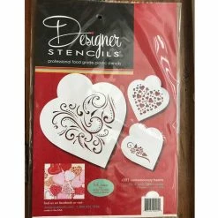 Contemporary Hearts and Love, Be Mine, Forever Hearts Cookie Stencil Bundle (6 Patterns) by Designer Stencils -Cheap Bakeware Store designer stencils cake decorating supplies c351 c958 b 4f 1000