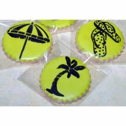 Beach Set, Life's A Beach, Flamingo and Pineapple Cookie Stencil Bundle (9 Patterns) by Designer Stencils -Cheap Bakeware Store designer stencils cake decorating supplies c360 cm052 cm121 b 4f 1000