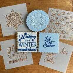 Winter Wonderland/Let It Snow Cookie Stencil Bundle (4 Patterns) by Designer Stencils 9 Winter Wonderland/Let It Snow Cookie Stencil Bundle (4 Patterns) by Designer Stencils -Cheap Bakeware Store designer stencils cake decorating supplies cm036 042 151 174 b 44 1000