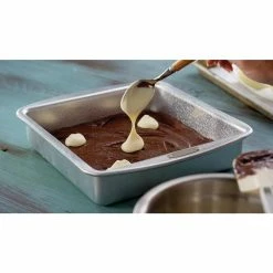 9 in. Square Cake Pan by Doughmakers 9 9 in. Square Cake Pan by Doughmakers -Cheap Bakeware Store doughmakers baking sheets 10241 1f 1000