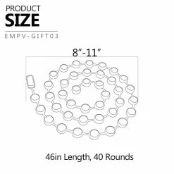 46 in. Multi-Purpose Silicone Pie Weights Chain and Trivet in Gray by Empava -Cheap Bakeware Store empava pizza accessories empv gift03 c3 1000
