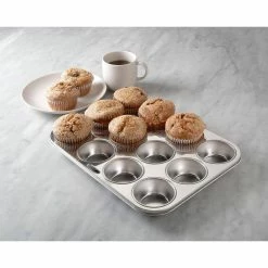 Ss Muffin Pan (12-Cup) by Fox Run -Cheap Bakeware Store fox run cupcake pans muffin pans 4868 31 1000