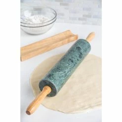 Green MRBL Rolling Pin/Base by Fox Run -Cheap Bakeware Store fox run rolling pins 3842 31 1000