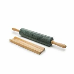 Green MRBL Rolling Pin/Base by Fox Run -Cheap Bakeware Store fox run rolling pins 3842 4f 1000