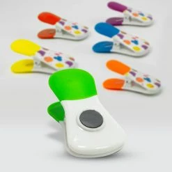 6 Pc Wide Fruit Design Magnet Bag Clips by Cook Pro -Cheap Bakeware Store fruit design cook pro casserole carriers 632 44 1000