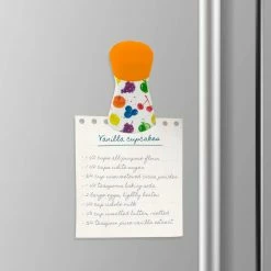 6 Pc Wide Fruit Design Magnet Bag Clips by Cook Pro -Cheap Bakeware Store fruit design cook pro casserole carriers 632 4f 1000