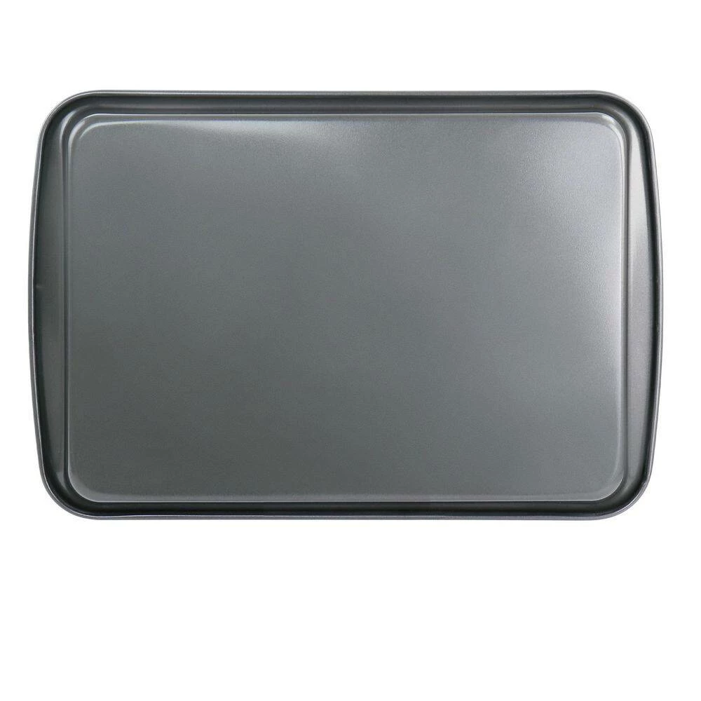 Baker's Friend 13 in. x 9 in. Nonstick Rectangle Steel Baking Sheet by Gibson 4 Baker's Friend 13 in. x 9 in. Nonstick Rectangle Steel Baking Sheet by Gibson - Image 4