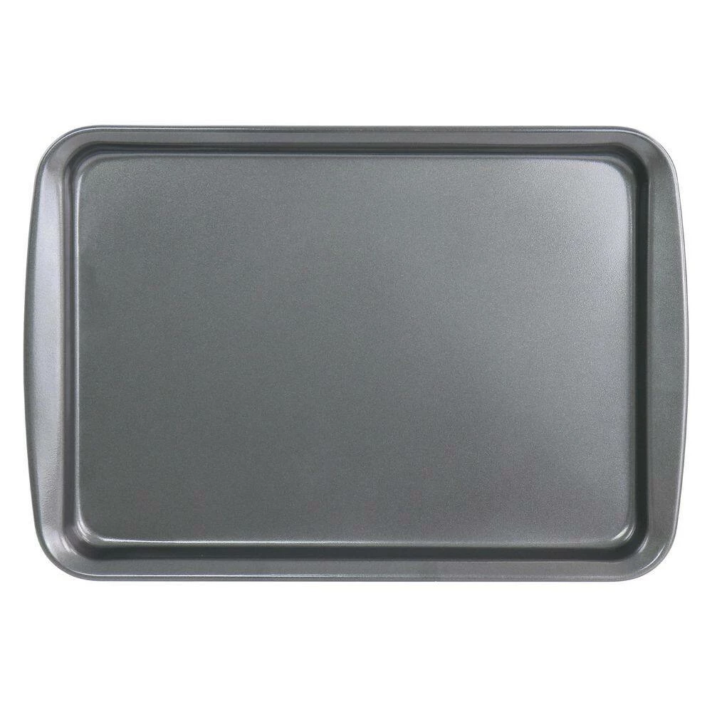 Baker's Friend 13 in. x 9 in. Nonstick Rectangle Steel Baking Sheet by Gibson 3 Baker's Friend 13 in. x 9 in. Nonstick Rectangle Steel Baking Sheet by Gibson - Image 3