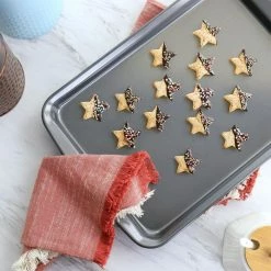 Baker's Friend 13 in. x 9 in. Nonstick Rectangle Steel Baking Sheet by Gibson 12 Baker's Friend 13 in. x 9 in. Nonstick Rectangle Steel Baking Sheet by Gibson -Cheap Bakeware Store gibson baking sheets 985117561m fa 1000