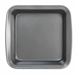 Baker's Friend 7.5 in. Nonstick Square Steel Bake Pan by Gibson -Cheap Bakeware Store gibson baking sheets 985117602m 4f 1000