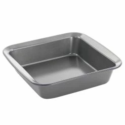 Baker's Friend 7.5 in. Nonstick Square Steel Bake Pan by Gibson