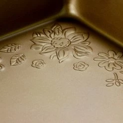 Country Kitchen 8 in. Square Copper Embossed Carbon Steel Bake Pan by Gibson Home 7 Country Kitchen 8 in. Square Copper Embossed Carbon Steel Bake Pan by Gibson Home -Cheap Bakeware Store gibson home baking sheets 985105993m 4f 1000