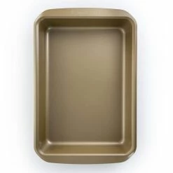 13 Inch Nonstick Carbon Steel Rectangular Cake Pan by KENMORE ELITE -Cheap Bakeware Store gold kenmore elite standard cake pans 985114049m 44 1000