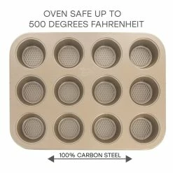 Cupcake Pan by Kitchen Details -Cheap Bakeware Store gold kitchen details cupcake pans muffin pans 28249 1f 1000