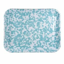 Sea Glass 10 in. x 13 in. Enamelware Square Quarter Sheet by Golden Rabbit 6 Sea Glass 10 in. x 13 in. Enamelware Square Quarter Sheet by Golden Rabbit -Cheap Bakeware Store golden rabbit baking sheets gl58s2 4f 1000