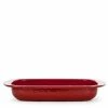 Solid Red 4.5 qt. Enamelware Baking Pan by Golden Rabbit