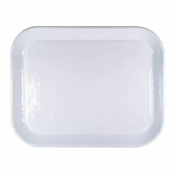 Solid White 12.5 in. x 16 in. Half Sheet by Golden Rabbit