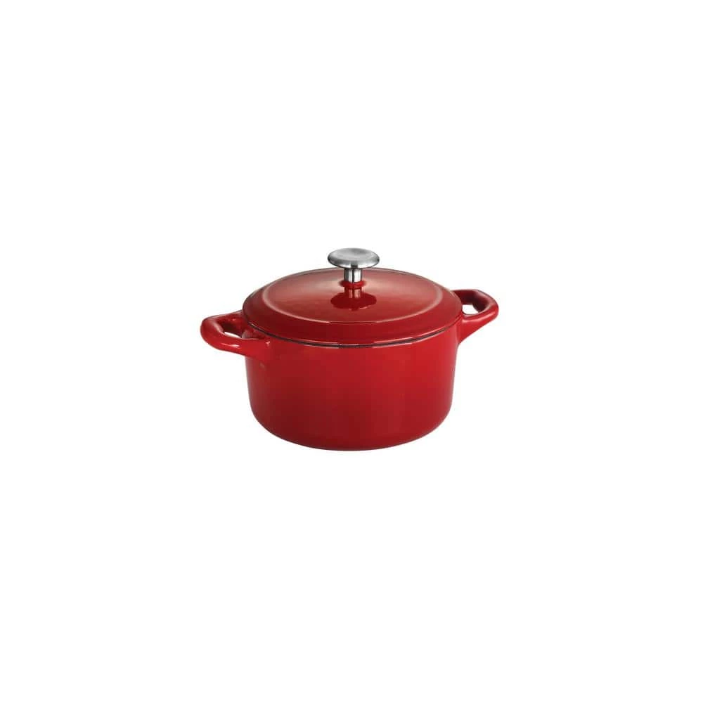 Gourmet 24 oz. Round Cast Iron Mini Cocotte by Tramontina 3 Gourmet 24 oz. Round Cast Iron Mini Cocotte by Tramontina - Image 3