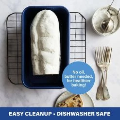 Pro Classic Blue 9 in. x 5 in. 0.8MM Gauge Nonstick Diamond and Mineral Infused Coating Loaf Pan by Granite Stone Diamond -Cheap Bakeware Store granite stone diamond baking sheets 7207 fa 1000