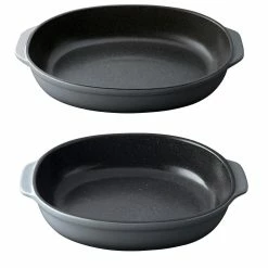 GEM 2-Piece Stoneware Oval Bake Set by BergHOFF