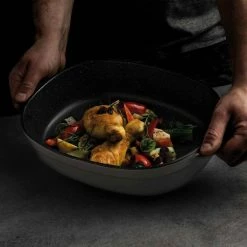 GEM Non-Stick 16.3 in. Oval Baking Dish by BergHOFF -Cheap Bakeware Store gray berghoff casserole dishes 1697001 31 1000