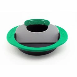 Perfect Slice Round Cake Pan with Silicone Sleeve and Slicing Tool by BergHOFF