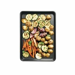 3-Piece Non-Stick Jelly Roll Pan with Mat and Cooling Rack by Chicago Metallic 10 3-Piece Non-Stick Jelly Roll Pan with Mat and Cooling Rack by Chicago Metallic -Cheap Bakeware Store gray chicago metallic bakeware sets 5242741 1f 1000